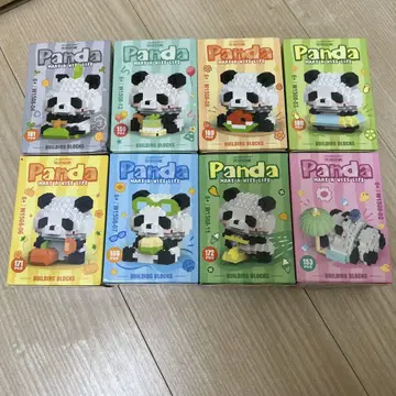팬더 블록 8개 세트