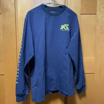 백 채널 롱 슬리브 네이비 XL