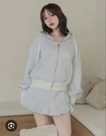 andmary Adele 후드 세트 / 그레이 그레이