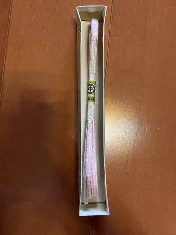 핑크 오비 고정 띠 골드 컬러 장식