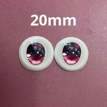 딜러 제작 레진 아이 빨간색 레드 20mm DDH MDD 등
