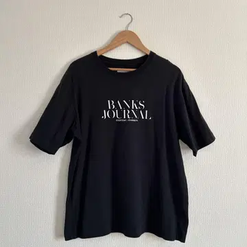 BANKS JOURNAL 티셔츠 블랙 XL