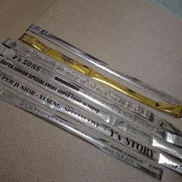 SUPER JUNIOR 은색 테이프 세트