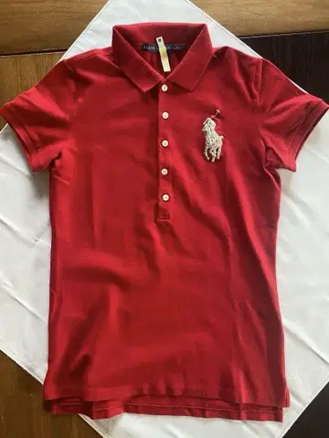 Ralph Lauren 랄프 로렌 빨간색 반팔 피케 셔츠