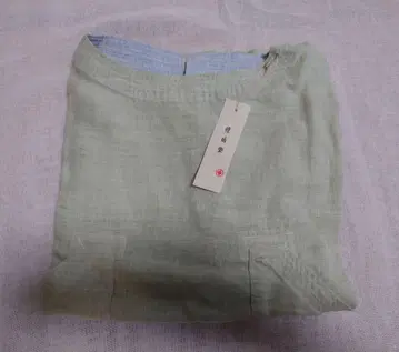 새상품  카이세도 썸머 린넨 샴브레이 BIG 포켓 셔츠 머스캣