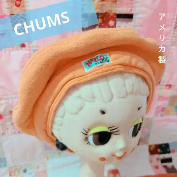 CHUMS/참스/베레모/미국제/레트로/오렌지/구제 의류