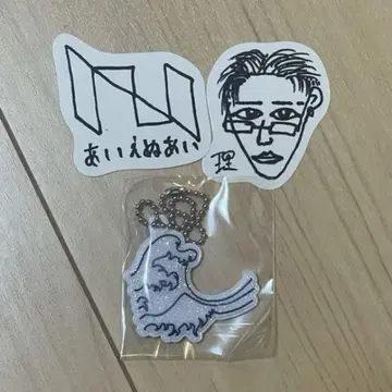 INI XQUARE MJ 화백 캡슐 토이 키링 이케자키 리토