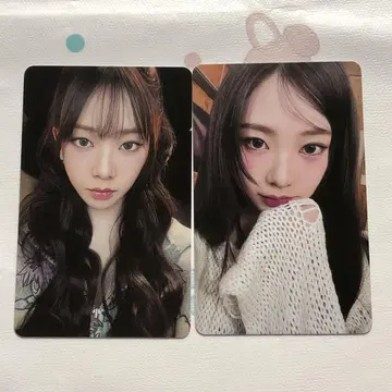 aespa 카리나 팬미팅 6000엔 트레이딩 카드 구매 혜택 2장
