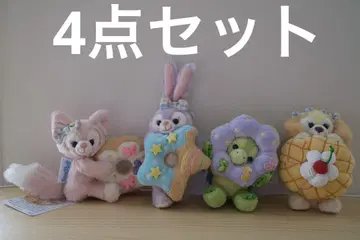 당일 발송 더피 필드 위드 조이 봉제 인형 배지 4종 세트