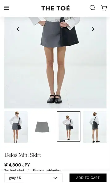 THE TOE Delos 미니 스커트