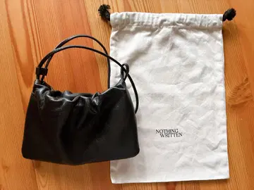 NOTHING WRITTEN 숄더백 블랙 복조리 포함
