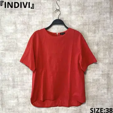 일본제 [INDIVI] 반팔 티셔츠 컷소 SIZE38