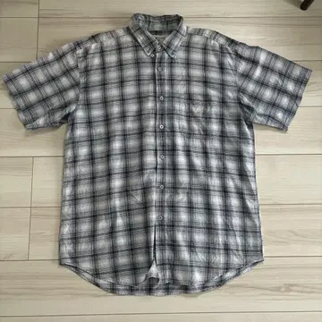 Faded Glory 반팔 체크 셔츠
