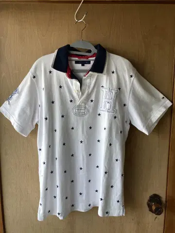 Tommy Hilfiger 별 패턴 피케 셔츠 XL
