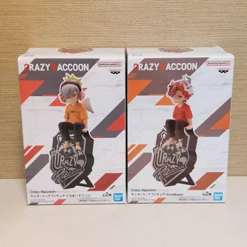 CRAZY RACCOON 피규어 2종 세트