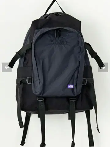 THE NORTH FACE 퍼플 라벨 블랙 백팩