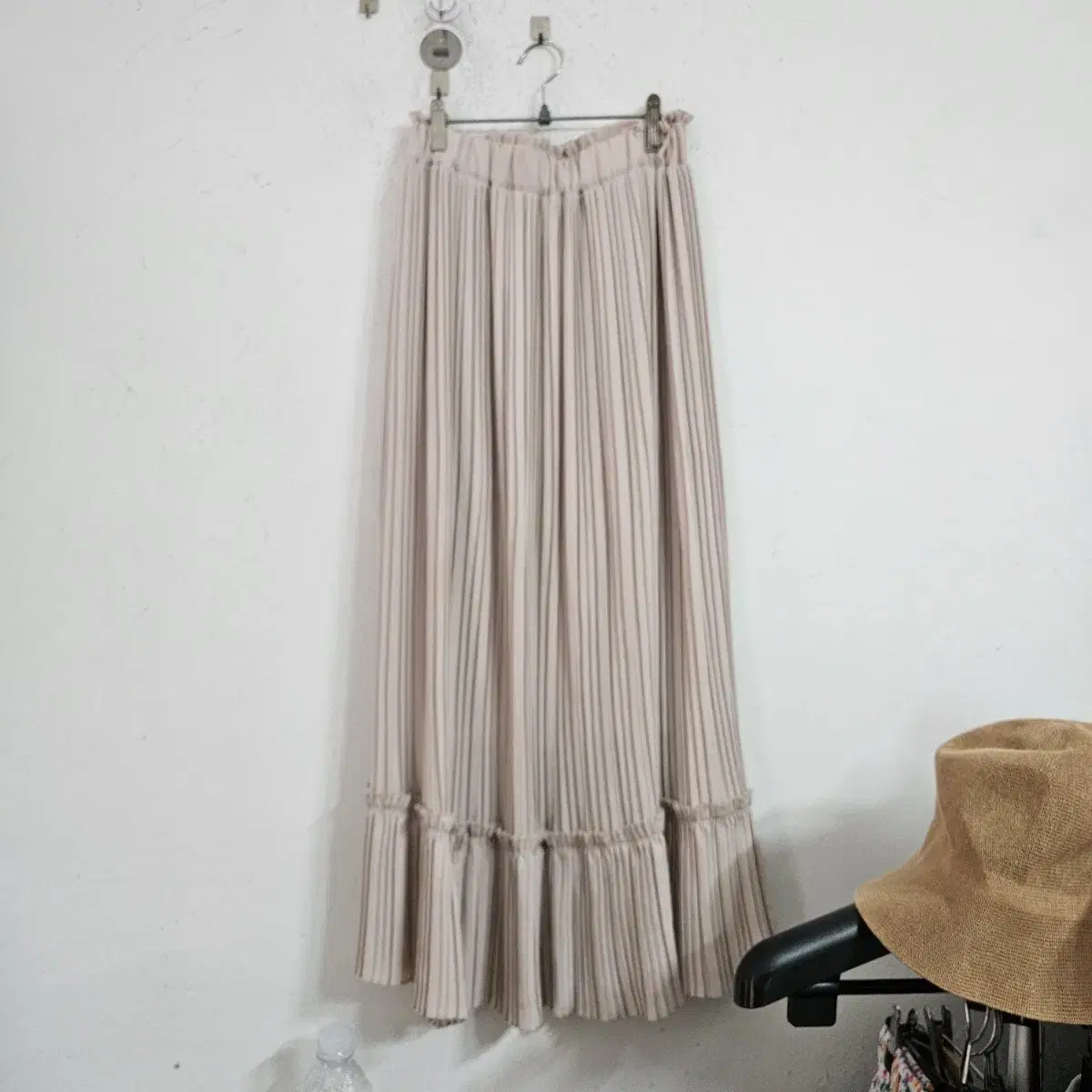 【Anyone more】Likee Pintuck Half Banding Long Skirt Items Similar to Le beurre Long Long Summer Pintuck A-line