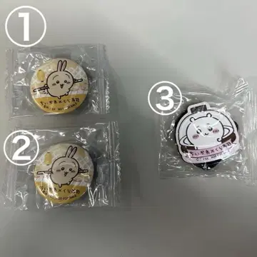 캐릭터 핀 배지 4개 세트