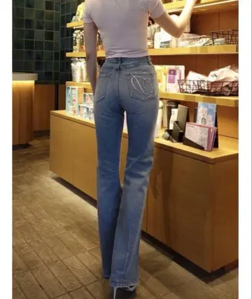 Darich 세미 플레어 데님 팬츠