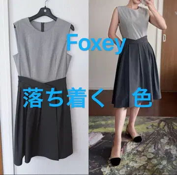 FOXEY NEW YORK 폭시 뉴욕 슬리브리스 원피스