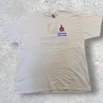 SHERWIN WILLIAMS 디자인 티셔츠 캐주얼 백 프린트