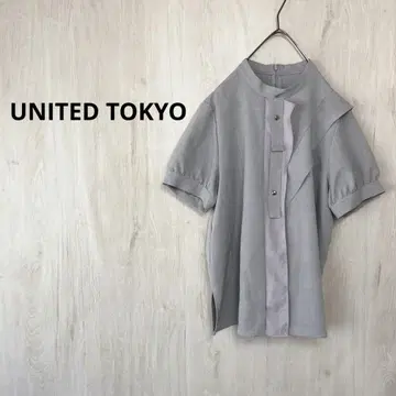UNITED TOKYO 더블 플라이 블라우스