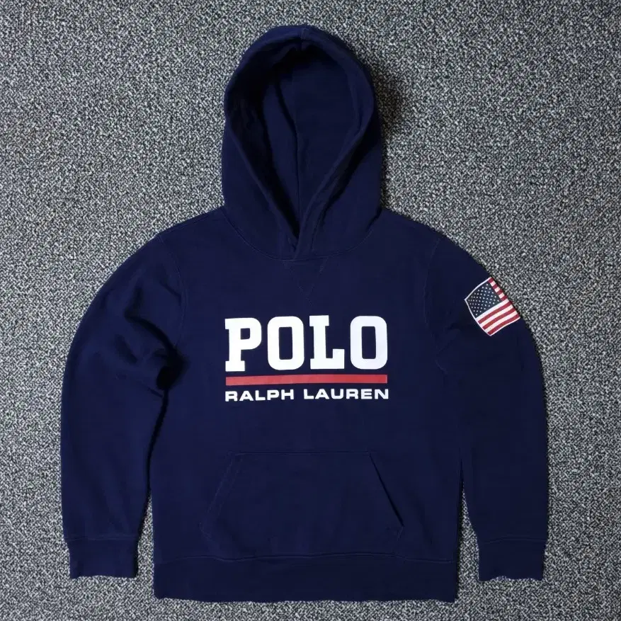 POLO KIDS 폴로키즈 [무료배송][150]폴로 키즈 기모 후드티 on