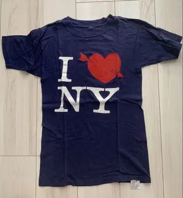 빈티지 구제 의류 I LOVE NY 네이비 티셔츠
