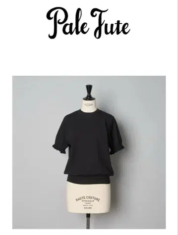 PaleJute 페일 주트 도트 니트 하프 슬리브 PO