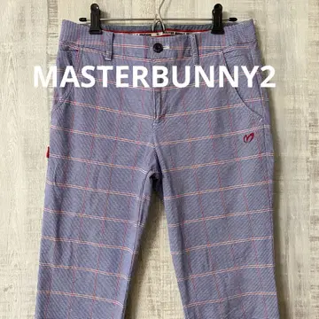 MASTERBUNNYEDITION 깅엄 체크 팬츠 골프웨어