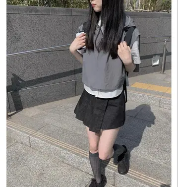 anyonemore 아노락 베스트 그레이