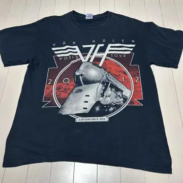 Van Halen 2012 월드 투어 티셔츠 밴딩 밴 헤렌