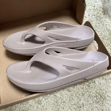 Oofos 플립플랍 오피스 베이지