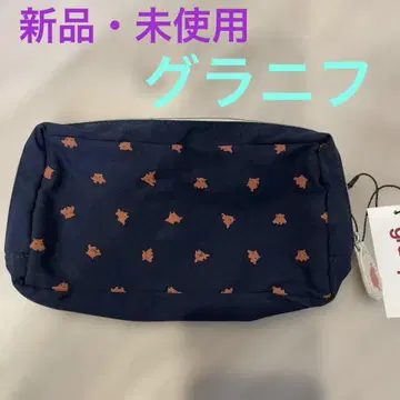 미사용 새상품 그라니프 멘다코 네이비 파우치
