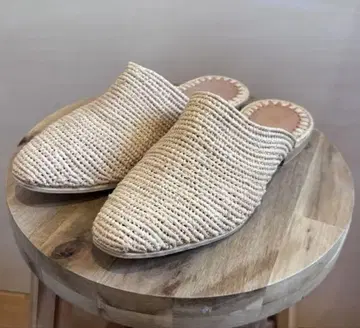 라피아 샌들 새상품