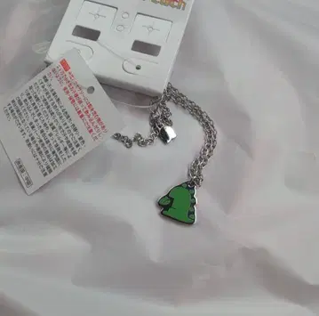 아베일 컬러풀 피치 자파파 목걸이 미사용 새상품