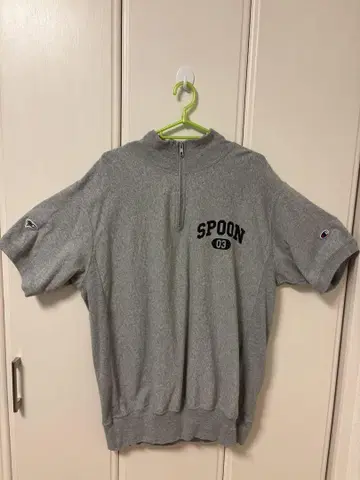 빔즈 골프 챔피온 콜라보 SPOON 03 그레이 집업 셔츠