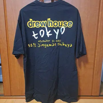drew house Tokyo 팝업 한정판 티셔츠