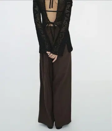 clane SHEER STRAIGHT PANTS 사이즈 1