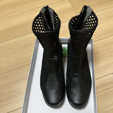 에스프레소 편안함 웨이브 밑창 메쉬 썸머 부츠 블랙 여름