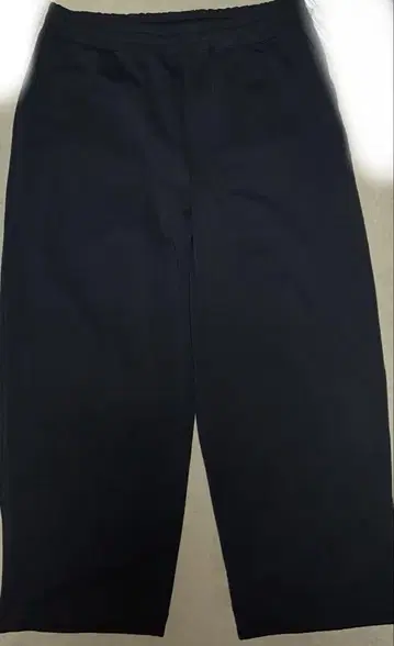 유니클로 C 맨투맨 와이드 팬츠 블랙 2XL