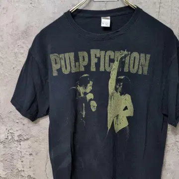빈티지 PULP FICTION 티셔츠 블랙 검정 밸브 픽션