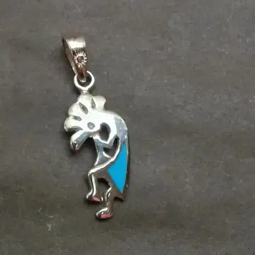 실버 925 펜던트 탑 코코펠리 TQ 호피족