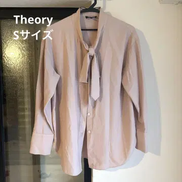 Theory 보타이 블라우스