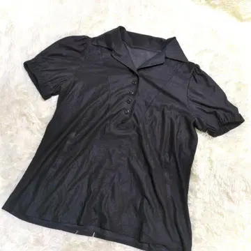 하바나이스 스트립 셔츠(XL) 린넨 100% 빅 사이즈 블랙 반팔