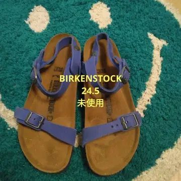 BIRKENSTOCK 파랑 블루 샌들 사이즈 38 스웨이드 느낌 미사용