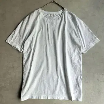두지엠 클라세 티셔츠 크루넥 반팔 로고 금장 장식 최근 모델 화이트