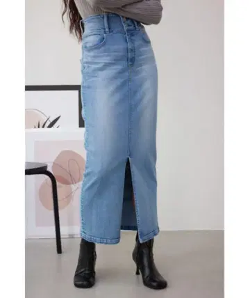 AZUL by moussy AZUL DENIM/하이웨스트 스커트