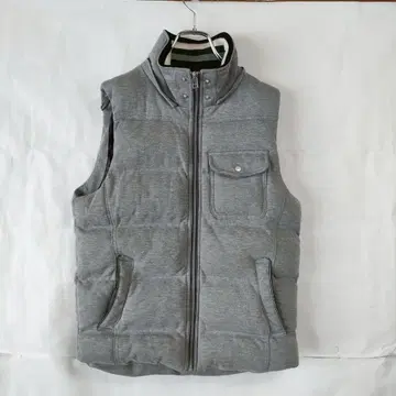 THE SHOP TK 충전솜 베스트 후드 부착 아우터 그레이 L