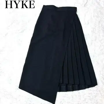 하이크 플리츠 스커트 비대칭 랩 스커트 랩 스커트